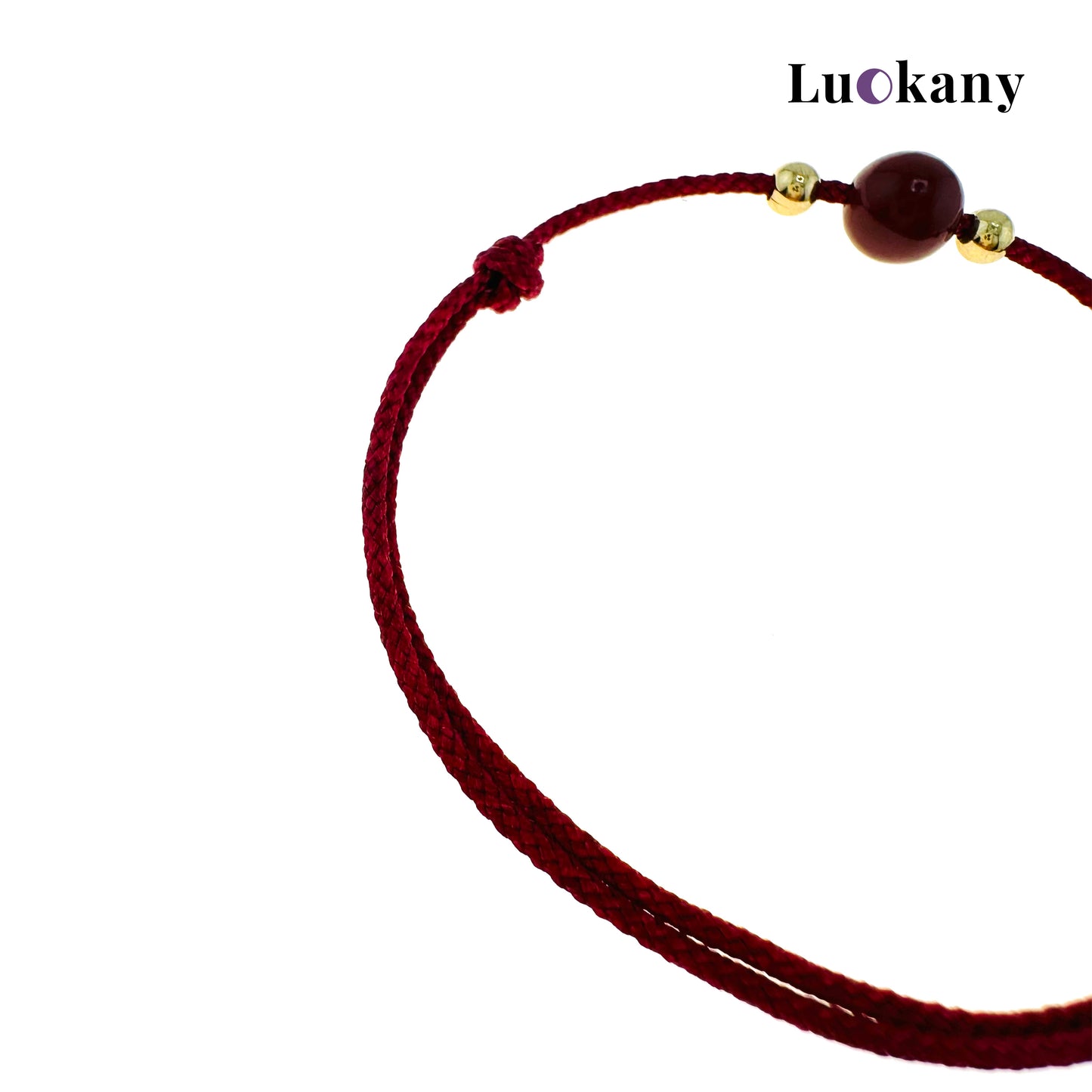 Little Red String with Cinnabar Lotus Bracelet for Success