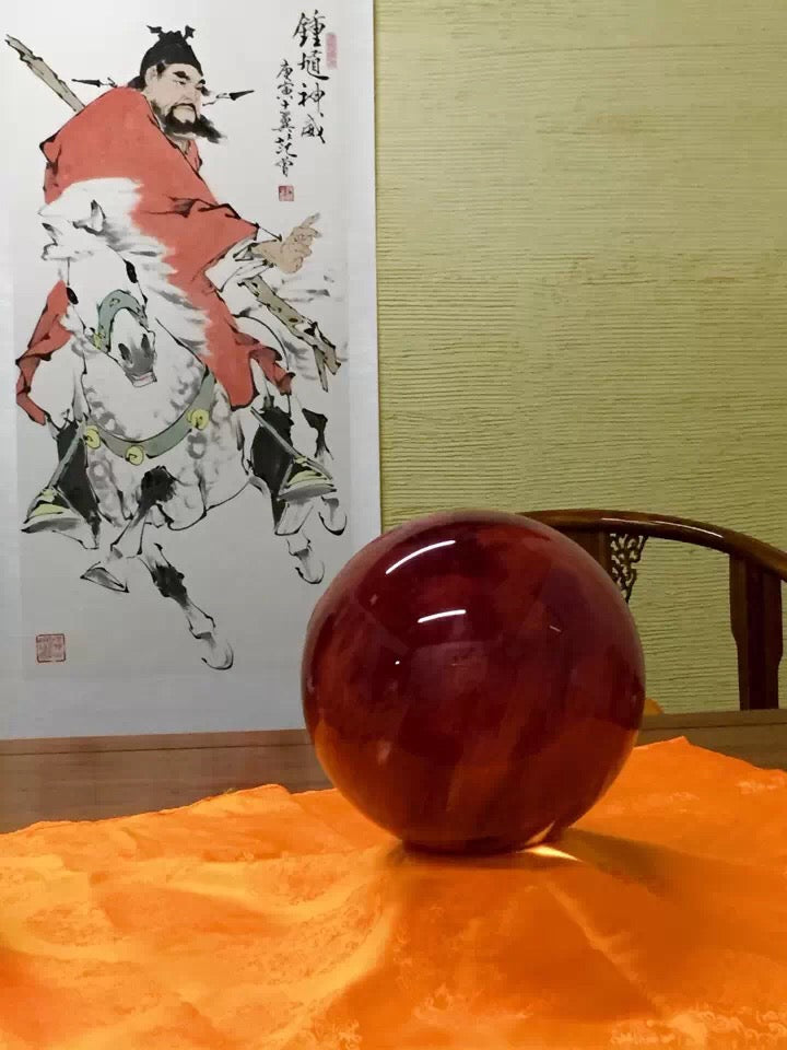 Exclusive Red Crystal Ball Placement Service