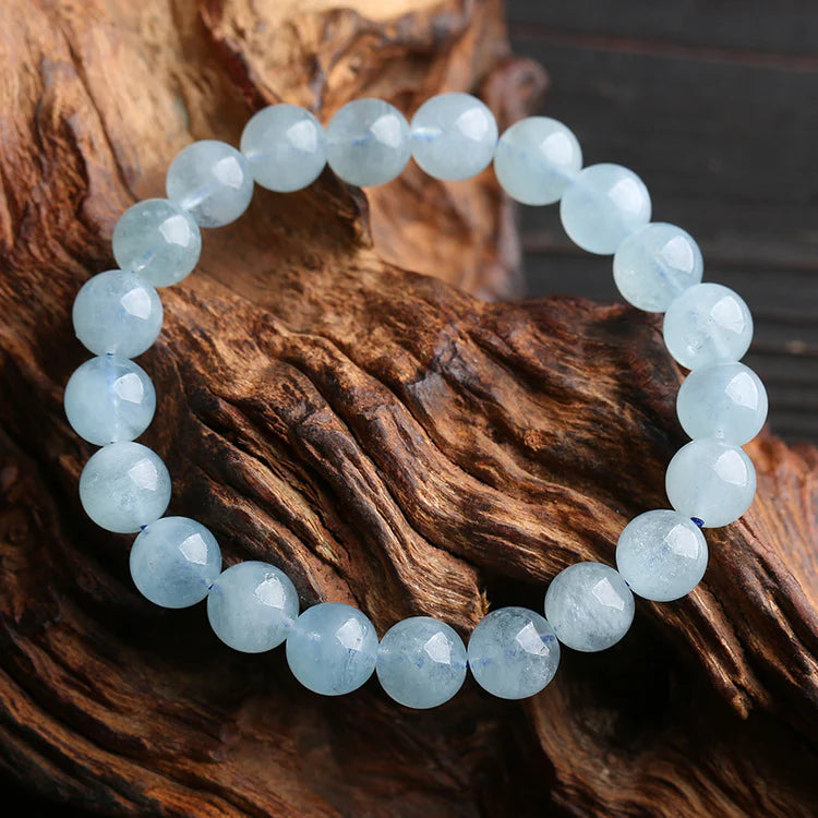 Blaues Aquamarin Armband - Erdend & Beruhigend