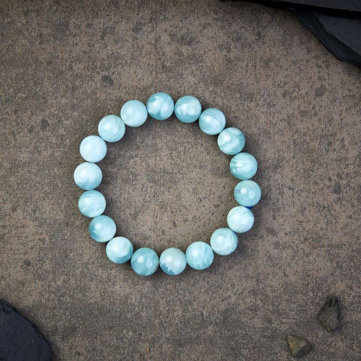 Blaues Aquamarin Armband - Erdend & Beruhigend