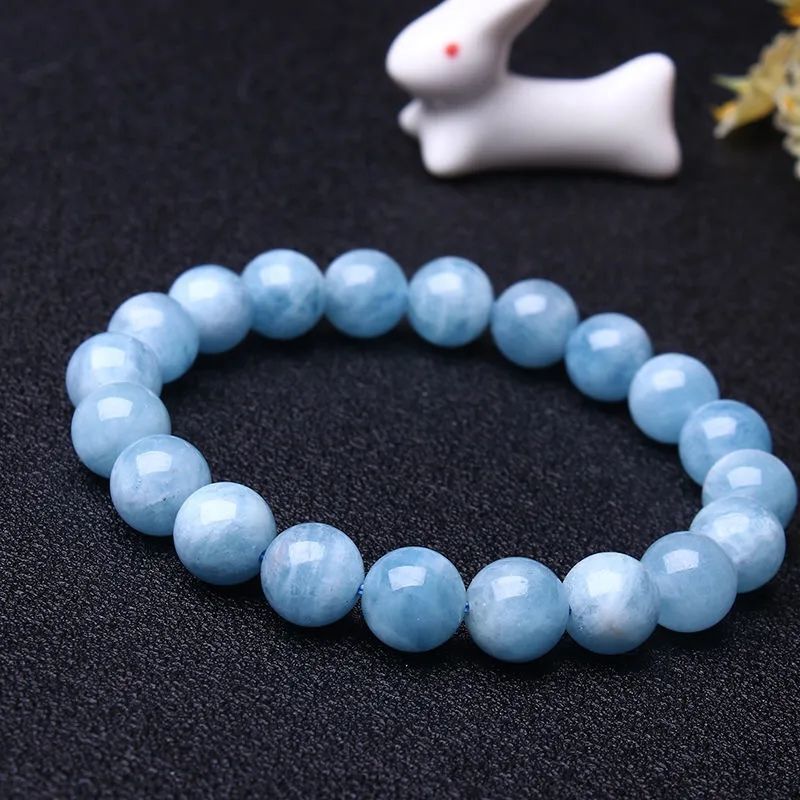 Blaues Aquamarin Armband - Erdend & Beruhigend
