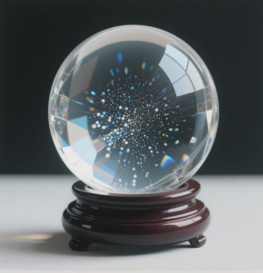 What predictive abilities does the crystal ball have