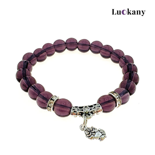 Pixiu Amethyst Wealth Attraction Bracelet