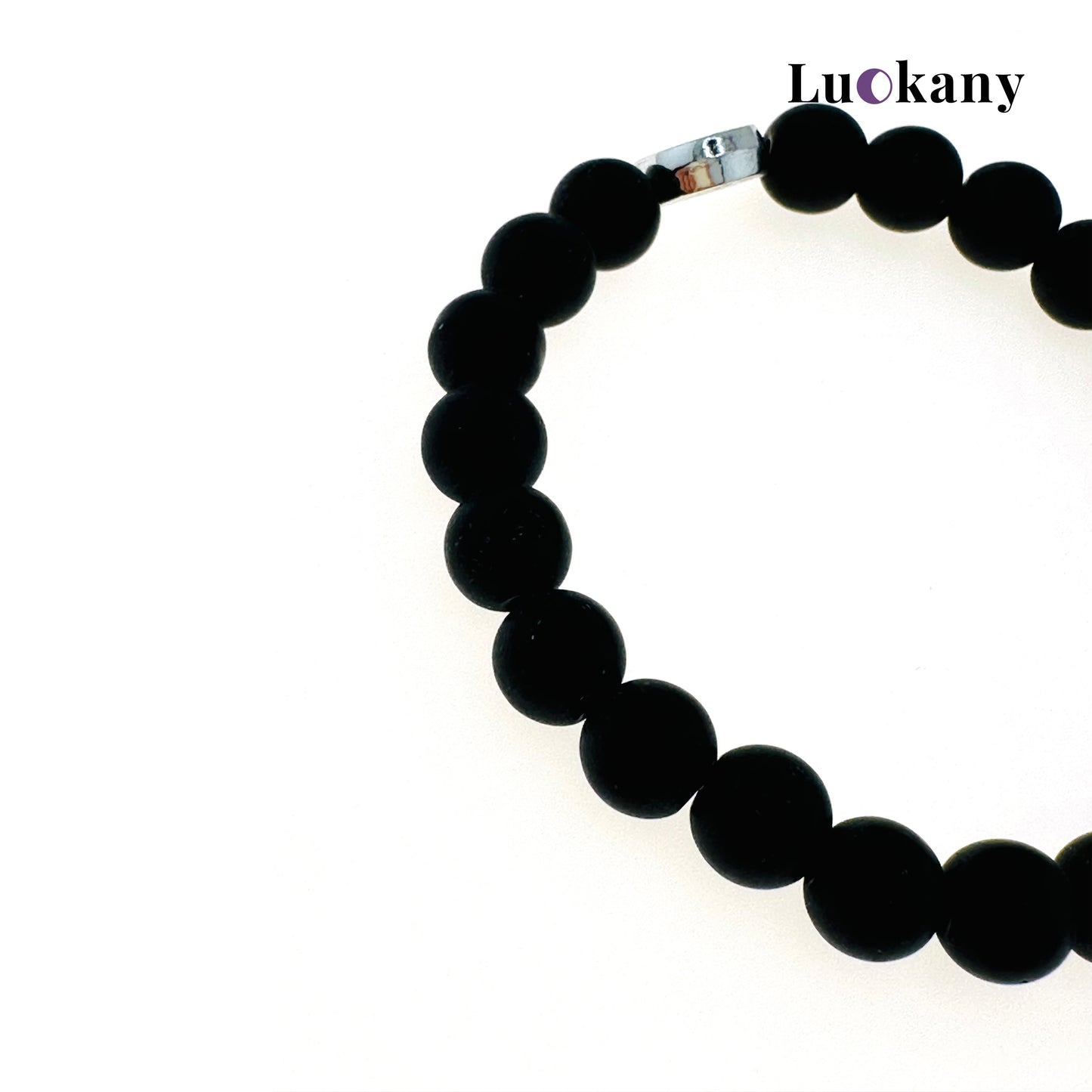 Tai Chi Yin Yang Feng Shui Black Turquoise Luck Bracelet