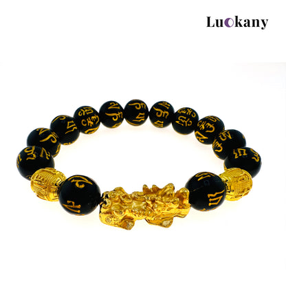 Wealth Attraction Pixiu Mantra Bracelet