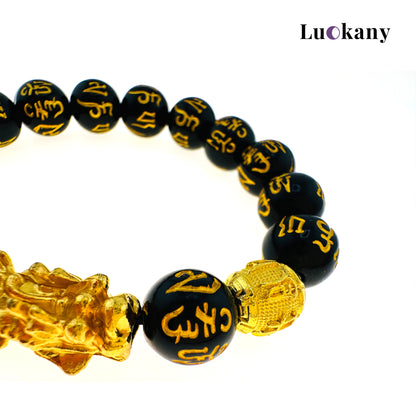 Wealth Attraction Pixiu Mantra Bracelet