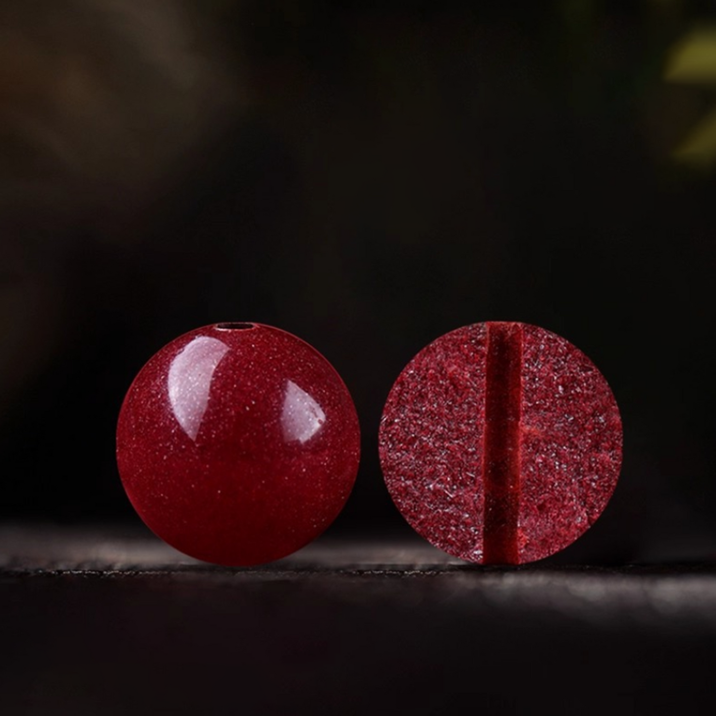 Lucky Red Cinnabar Bracelet with Gold Horse Charm – Feng Shui Protection & Prosperity Beaded Bracelet (8mm)