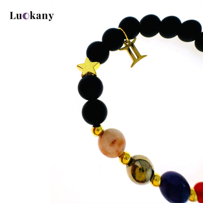 Gemini Zodiac Crystal Bracelet
