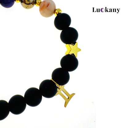 Gemini Zodiac Crystal Bracelet