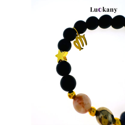Virgo Zodiac Crystal Bracelet