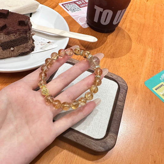 Natural Citrine Wealth Energy Bracelet | Prosperity • Confidence • Good Luck