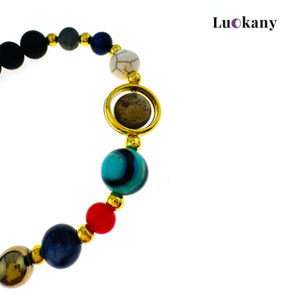 Aquarius Zodiac Crystal Bracelet