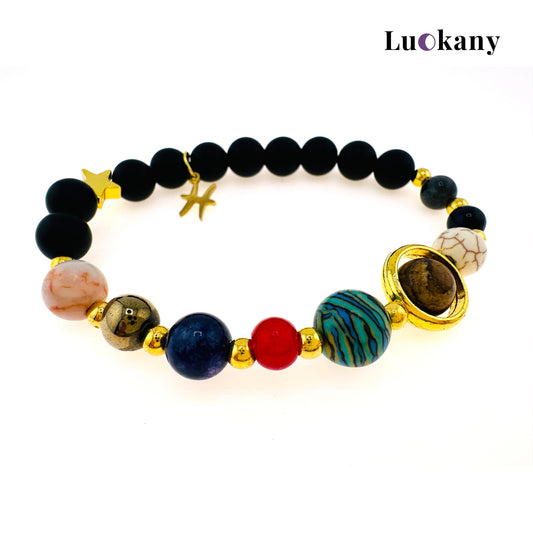 Pisces Zodiac Crystal Bracelet