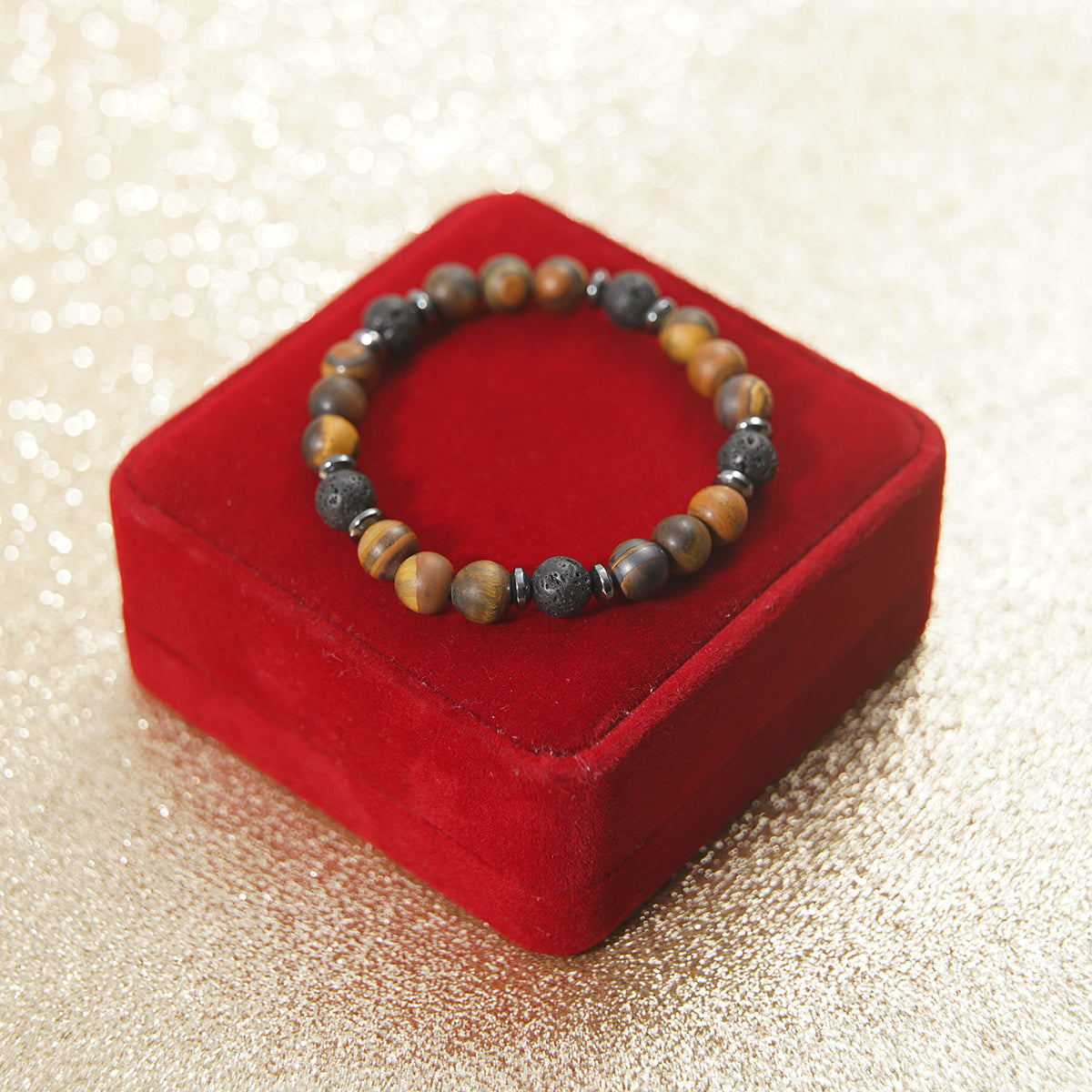Tiger Eye Hematite Bravery & Protection Bracelet