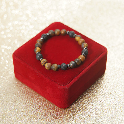 Tiger Eye Hematite Bravery & Protection Bracelet