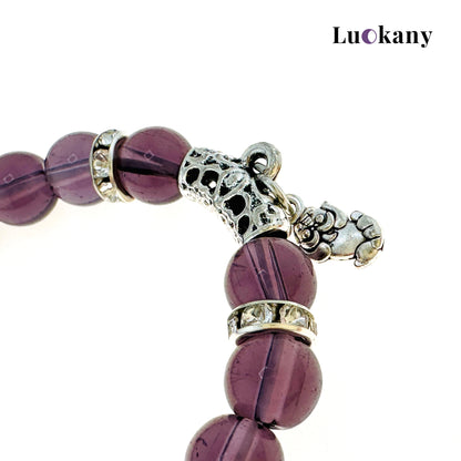 Pixiu Amethyst Wealth Attraction Bracelet