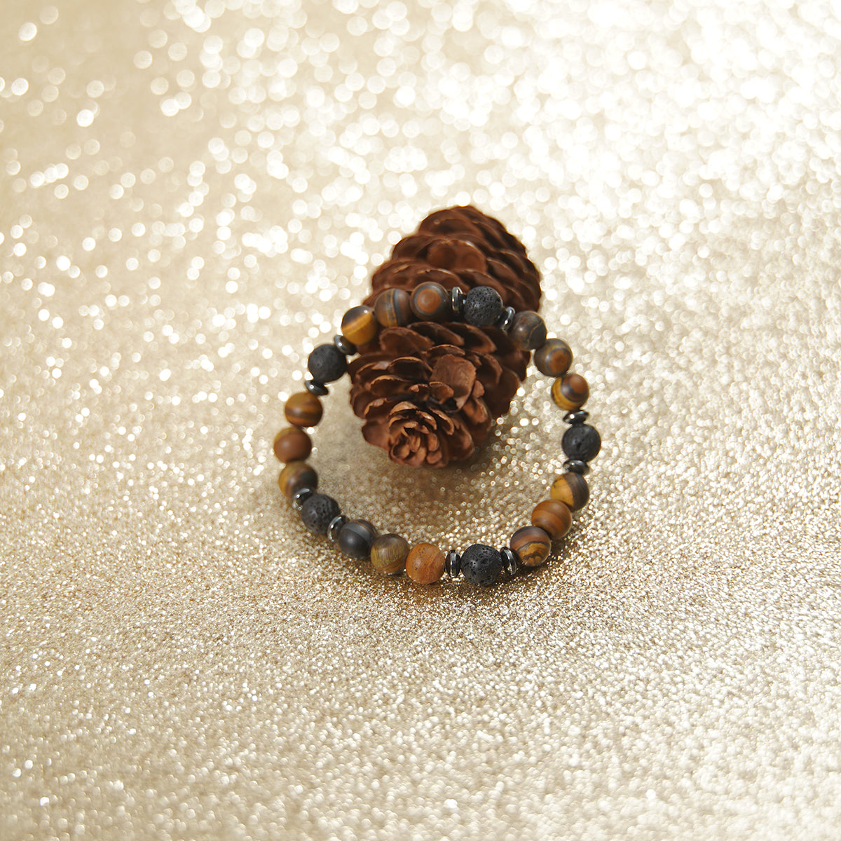 Tiger Eye Hematite Bravery & Protection Bracelet