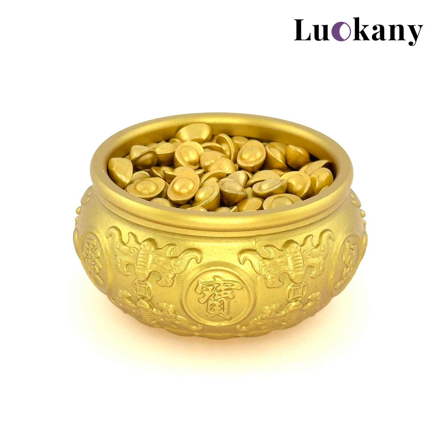 Fengshui Abundance Tycoon•Golden Ingot Abundance Vessel