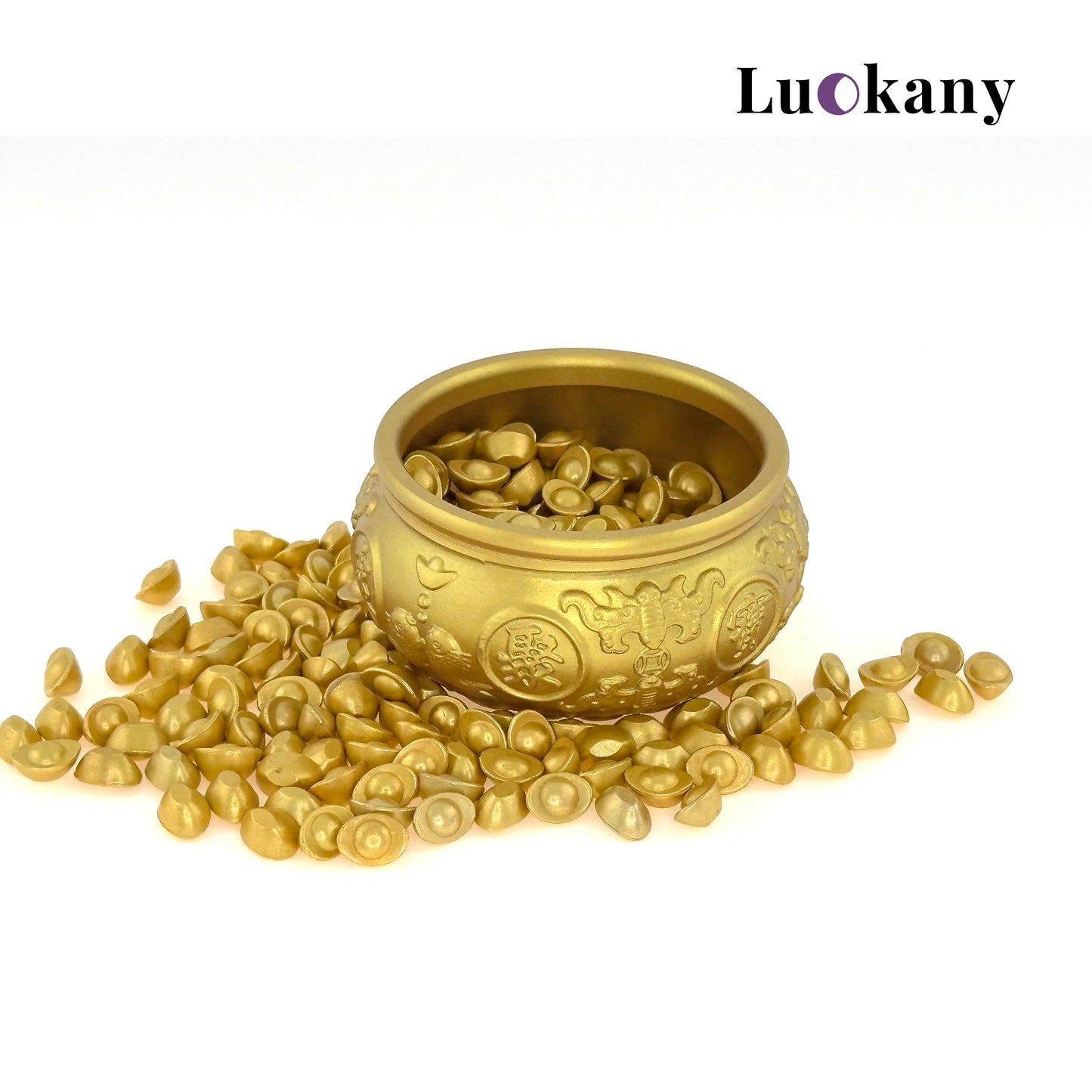 Fengshui Abundance Tycoon•Golden Ingot Abundance Vessel