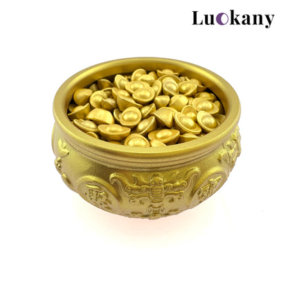 Fengshui Abundance Tycoon•Golden Ingot Abundance Vessel