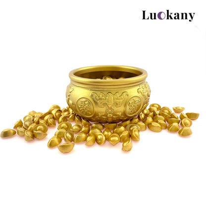 Fengshui Abundance Tycoon•Golden Ingot Abundance Vessel