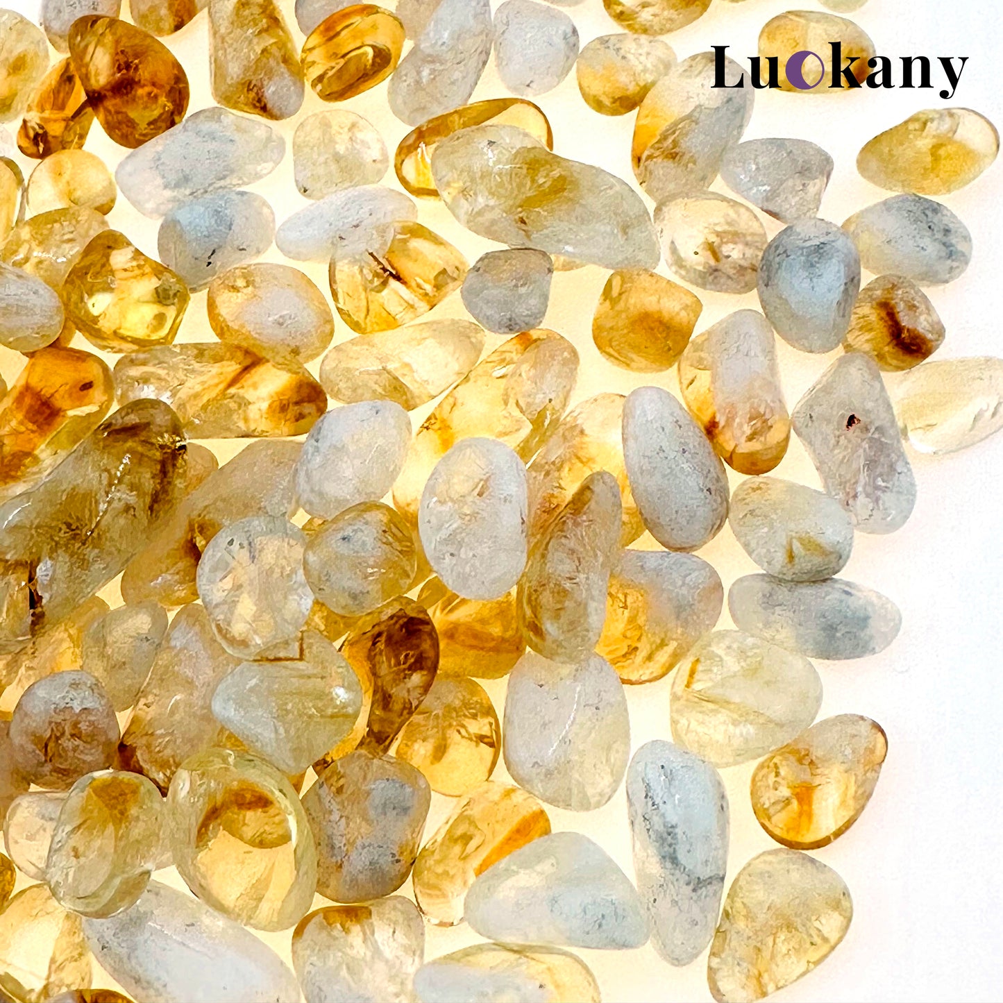 Golden Vortex•Citrine Fragments for Wealth & Career Surge
