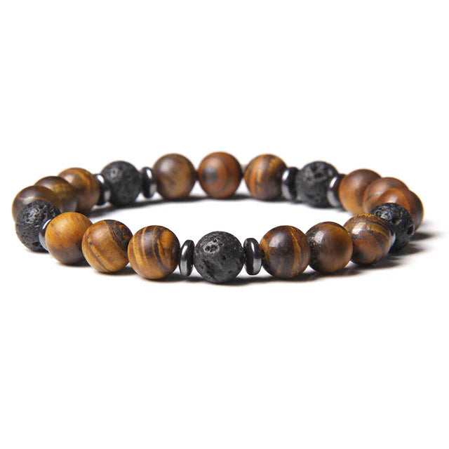 Tiger Eye Hematite Bravery & Protection Bracelet