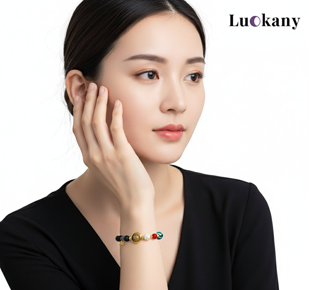 Aquarius Zodiac Crystal Bracelet