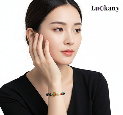 Aquarius Zodiac Crystal Bracelet