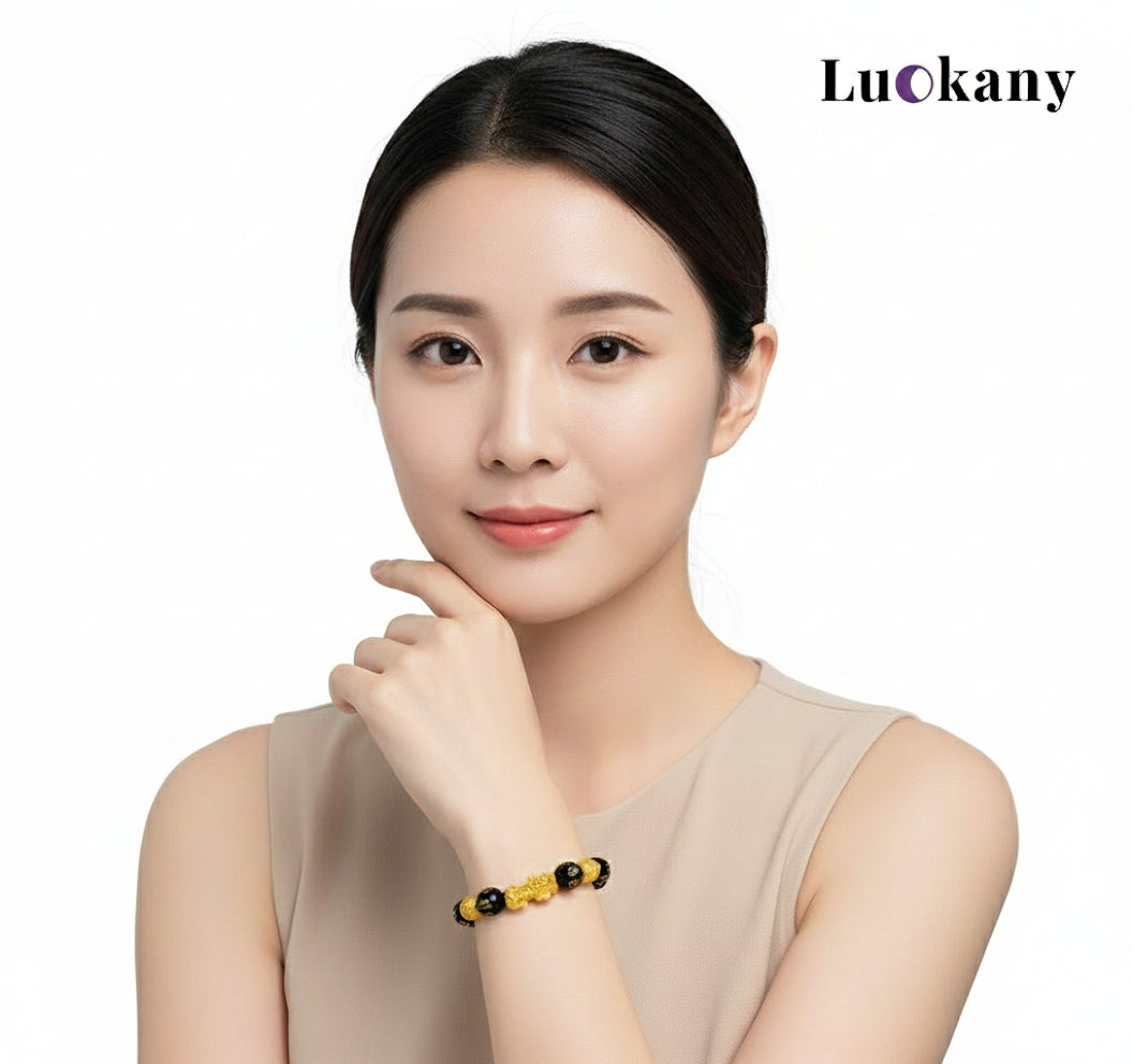 Wealth Attraction Pixiu Mantra Bracelet